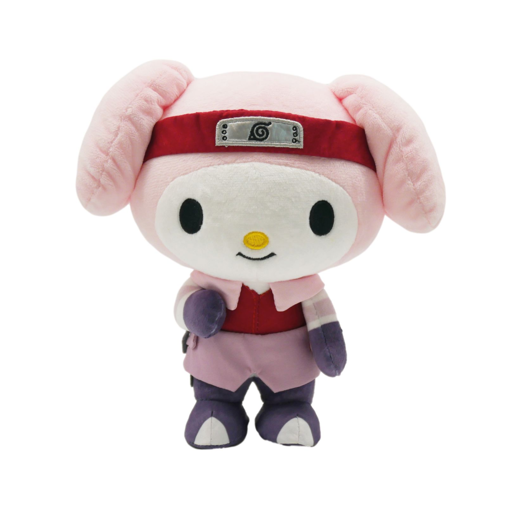 SAKURA MY MELODY PLÜSCH 20 CM NARUTO SHIPPUDEN & HELLO KITTY